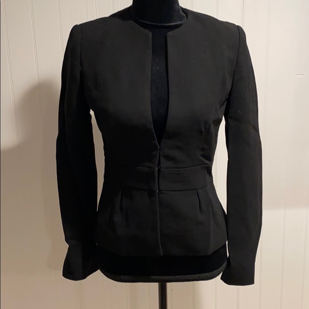 Black suit jacket